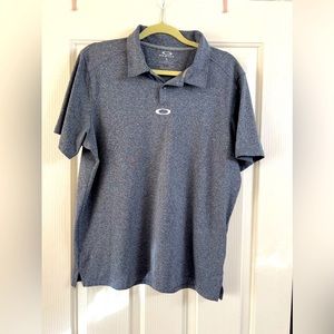 Brand New Men’s Grey Oakley Hydrolix Polo Shirt, Size Large NWOT!